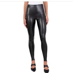 NWT JOIE Faux Leather vegan Leggings Pants various sizes $198 Black New